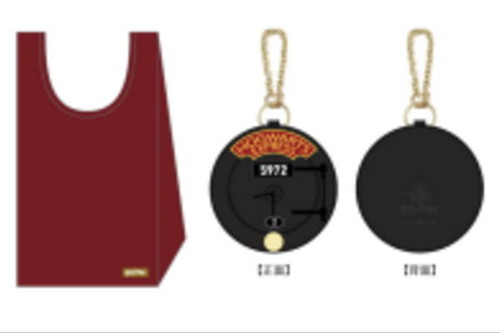 【全品　送料無料！】　ハリー・ポッター　ポーチ付きエコバッグ9と3/4番線ケース　魔法　映画　かばん..