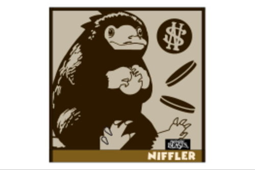 【全品　送料無料！】　ファンタスティック・ビースト　ミニタオルシャイニングニフラー　魔法　映画　タオル　たおる　ハンカチ　ハンドタオル　雑貨　グッズ　かわいい