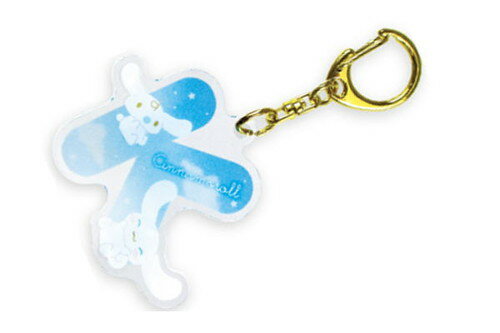 【全品　送料無料！】　日本製　サンリオキャラクターズ　イニシャルキーホルダーK　シナモロール　シナモちゃん　シナモ　しなもろーる　しなも　キーホルダー　キーリング　チャーム　鍵　雑貨　グッズ　かわいい