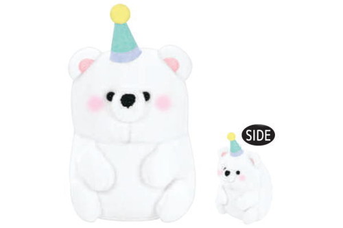 【全品　送料無料！】　オリジナル　ひとつverニコぬいキーホルダーシロクマ　動物　アニマル　キーホ..