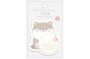 【全品 送料無料!】【日本製】【オリジナル】ダイカット付箋【カフェ】【フワウソ】【カワウソ】【動物】【アニマル】【付箋】【ふせん】【メモ】【文房具】【学校】【勉...