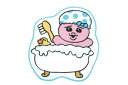 【全品 送料無料!】【日本製】【おぱんちゅうさぎ】ダイカットタオル【おふろ】【うさぎ】【ウサギ】【動物】【アニマル】【ライン】【スタンプ】【たおる】【タオル】【ミニタオル】【ハンドタオル】【ハンカチ】【雑貨】【グッズ】【かわいい】