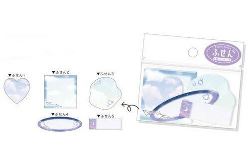 Notebooks, Paper Products - 【全品　送料無料！】　オリジナル　フレーク付箋SKY MEMORY　付箋　ふせん　フセン　メモ　伝言　整理　文房具　雑貨　グッズ　かわいい