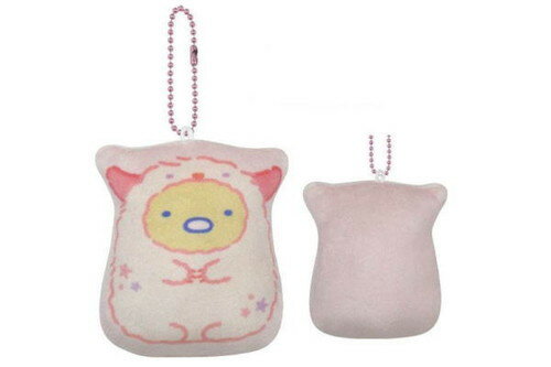 【全品　送料無料！】　すみっコぐらし　ダイカットボールチェーンマスコットとんかつ　すみっこぐらし　サンエックス　すみっこ　すみっコ　ゆるキャラ　キーホルダー　キーリング　チャーム　鍵　雑貨　グッズ　かわいい