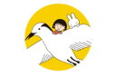 【全品 送料無料!】【miffy】【MIFFY MEETS MARUKO】刺繍ブローチ【アジサシと一緒に】 【ちびまる子ちゃん】【ミッフィー】【コラボ】【ブローチ】【ピンバッジ】【バッチ】【雑貨】【グッズ】【かわいい】