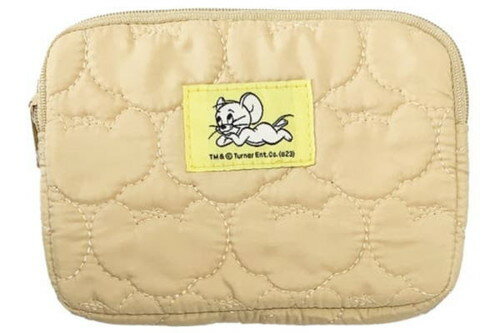 樂天商城 - 【全品　送料無料！】　トムとジェリー　Tom and Jerry　キルトミニティッシュポーチジェリー　トム　ワーナー　アニメ　ポーチ　ケース　小物入れ　メイク　化粧　コスメ　収納　雑貨　グッズ　かわいい