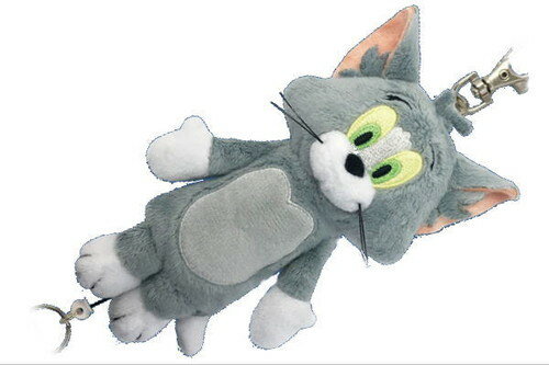 [전품 무료 배송!] 톰과 제리 Tom and Jerry 봉제 장난감 릴 키 커버 톰 제리 워너 애니메이션 키 체인 키링 매력 키 마스코트 인형 인형 잡화 장난감 귀여운