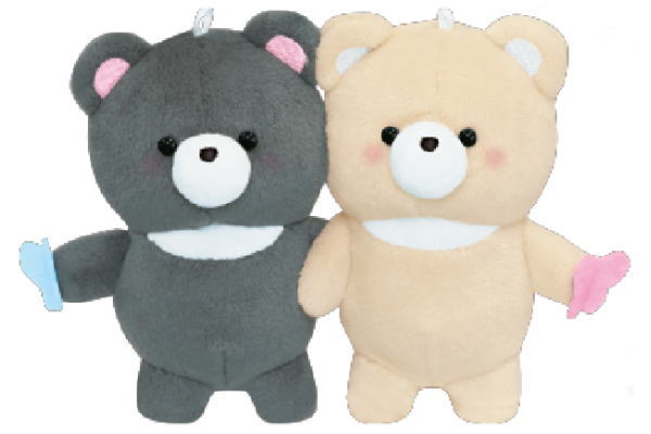 【全品　送料無料！】　オリジナル　ニコぬいキーホルダークマ　熊　動物　アニマル　ぬいぐるみ　人形..