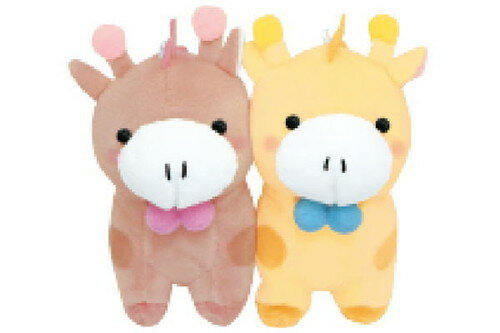 【全品　送料無料！】　オリジナル　ニコぬいキーホルダーキリン　動物　アニマル　ぬいぐるみ　人形　..