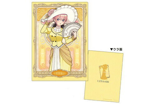 【全品　送料無料！】　五等分の花嫁　ごとうぶんのはなよめ　A4シングルクリアファイル中野一花　なかのいちか　アール・ヌーヴォー　ケース　カバー　ファイル入れ　収納　文房具　学校　勉強　漫画　アニメ