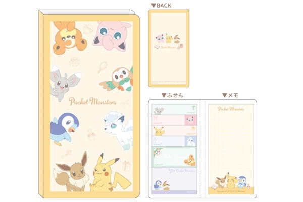 【全品 送料無料！】【ポケットモンスター】スマホカバーふせんメモ【集合】【ピカチュウ】【イーブイ】【ポケモン】【ゲーム】【アニメ】【映画】【付箋】【メモ】【メモ帳】【文房具】【雑貨】【グッズ】【かわいい】