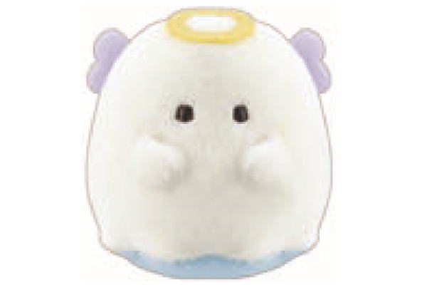 楽天ワールドショップコレクション【全品　送料無料！】　オバケーヌ　ちまぬいオバケーヌテンシーヌ　天使　手のりぬいぐるみ　ぬいぐるみ　人形　マスコット　ドール　インテリア　おもちゃ　キッズ　子供　雑貨　グッズ　かわいい
