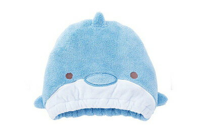 樂天商城 - 【全品　送料無料！】　オリジナル　きゅうそくタオルヘアキャップイルカ　タオルキャップ　速乾　吸水　風呂上がり　湯上り　プール　雑貨　グッズ　かわいい