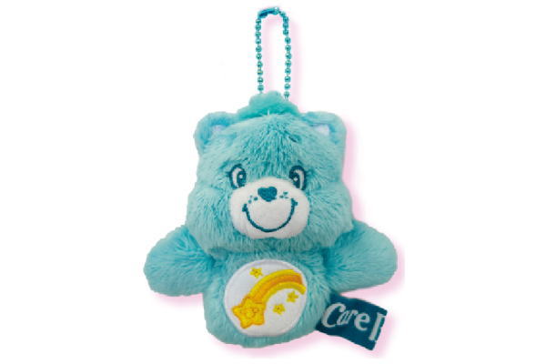 【全品　送料無料！】【ケアベア】【CAREBEARS】フィンガーパペットボールチェーンマスコット【Wish Bear】【クマ】【くま】【動物】【アニマル】【アメキャラ】【キーホルダー】【キーリング】【ぬいぐるみ】【人形】【ドール】【雑貨】【グッズ】【かわ