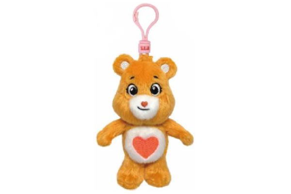 【全品　送料無料！】【ケアベア】【CAREBEARS】クリップマスコット【テンダーハートベア】【クマ】【くま】【動物】【アニマル】【アメキャラ】【アメリカ】【キーホルダー】【キーリング】【チェーン】【ぬいぐるみ】【人形】【ドール】【雑貨】【グッズ】【かわ