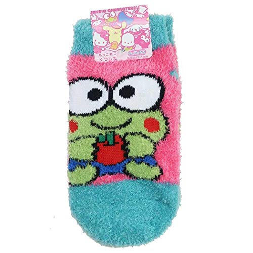 【全品　送料無料！】【サンリオキャラクターズ】もっこもこ靴下【おすわり】【けろけろけろっぴ】【ケロケロケロッピ】【ケロッピ】【けろっぴ】【かえる】【カエル】【くつした】【くつ下】【靴下】【ファッション】【子供】【キッズ】【雑貨】【グッズ】【かわいい】