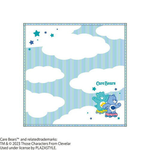 【全品　送料無料！】　ケアベア　CAREBEARS　ミニタオルコンビベア　ブルー　クマ　くま　動物　アニ..
