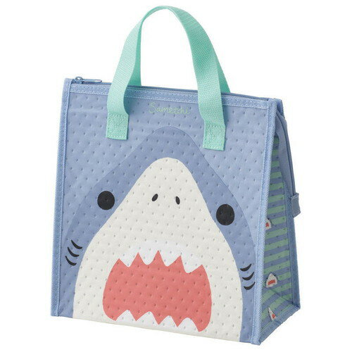 【全品　送料無料！】　オリジナル　不織布保冷バッグ サメッチ　生き物　バッグ　かばん　カバン　鞄　弁当入れ　ランチバッグ　トート　アウトドア　保冷　雑貨　グッズ　かわいい