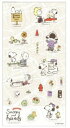 【全品 送料無料!】【スヌーピー】【SNOOPY】クリアPETシール【フレンズ】【オールピーナッツ2】【ウッドストック】【すぬーぴー】【ステッカー】【シール】【...