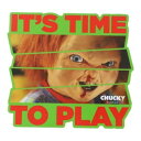 【全品 送料無料!】【チャイルドプレイ】【Child's Play】アウトドアステッカー【IT’S TIME TO PLAY】【チャッキー】【アメリカ】【殺人鬼...