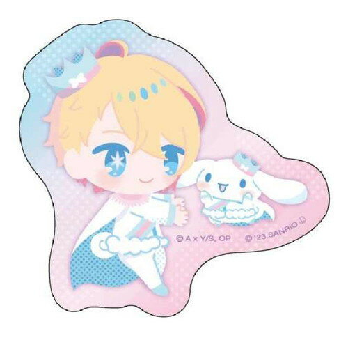 【全品　送料無料！】【日本製】【推しの子×サンリオキャラクターズ】ステッカー【アクア・シナモロー..
