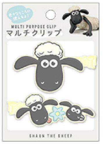 【全品　送料無料！】　ひつじのショーン　マルチクリップひつじ　アニメ　クリップ　留め　文房具　雑..