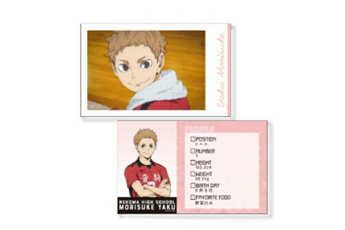 【全品　送料無料！】　日本製　ハイキュー！！　スマロイド夜久衛輔　やくもりすけ　バレーボール　漫画　アニメ　推し　推し活　写真　プロマイド　カード　アート　コレクション　2枚セット　2枚入り　雑貨　グッズ　かわいい