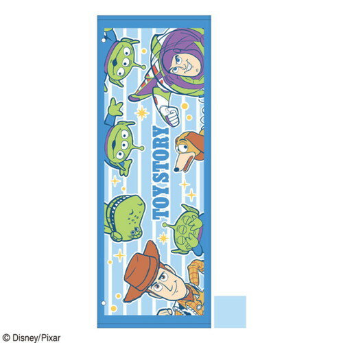 【全品　送料無料！】　ピクサーキャラクター　ジュニア用バスタオルプレザントブルー　トイストーリー　ディズニー　映画　タオル　たおる　子供　キッズ　スポーツ　アウトドア　雑貨　グッズ　かわいい