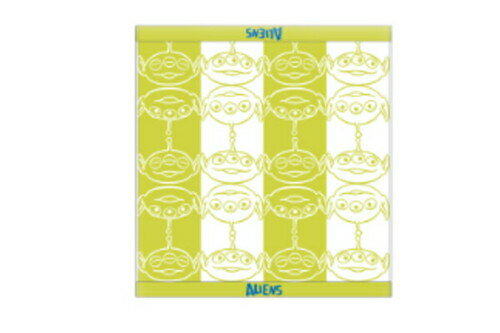 【全品　送料無料！】　ピクサーキャラクター　ウォッシュタオルフェイス　エイリアン　トイストーリー..