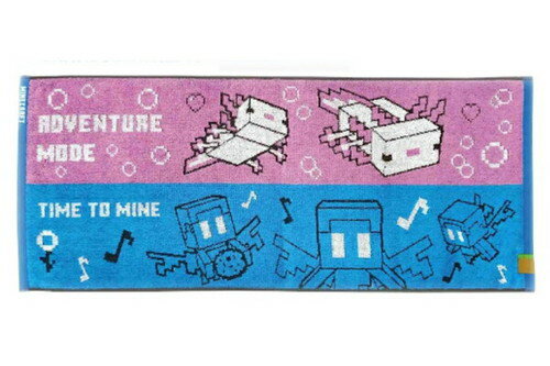 樂天商城 - 【全品　送料無料！】　Minecraft　マインクラフト　ジャガードフェイスタオルB　クリーパー　マイクラ　ブロック　ゲーム　たおる　海　プール　アウトドア　子供　キッズ　雑貨　グッズ　かわいい