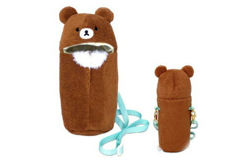 樂天商城 - 【全品　送料無料！】　リラックマ　Rilakkuma　モフモフペットボトルホルダーチャイロイコグマ　サンエックス　くま　クマ　ゆるキャラ　RIRAKKUMA　ボトルカバー　カバー　ケース　収納　子供　キッズ　雑貨　グッズ