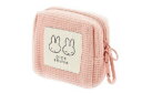 【全品 送料無料!】【miffy】【ミッフィー】【なかよしワッペンシリーズ】ミニポーチ【ピンク】【ウサギ】 【ミッフィーちゃん】【ディック・ブルーナ】【アニメ】【ポーチ】【ケース】【小物入れ】【収納】【メイク】【化粧】【コスメ】【雑貨】【グッズ】【かわい