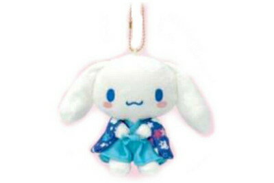 樂天商城 - 【全品　送料無料！】　サンリオキャラクターズ　マスコットキーホルダー千鳥着物　シナモロール　シナモン　キーホルダー　キーリング　チャーム　鍵　人形　ドール　ぬいぐるみ　雑貨　グッズ　かわいい
