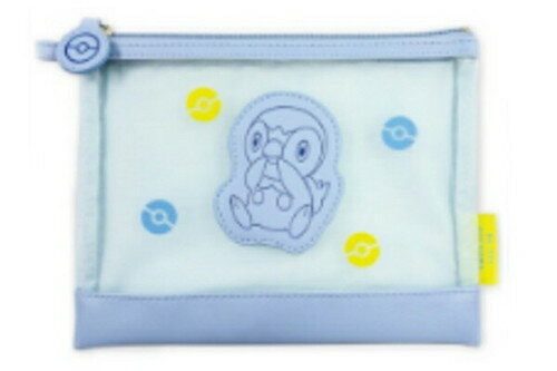 樂天商城 - 【全品　送料無料！】　ポケットモンスター　メッシュフラットポーチパステル　ポッチャマ　ポケモン　ゲーム　アニメ　映画　ケース　小物入れ　収納　化粧　メイク　コスメ　雑貨　グッズ　かわいい
