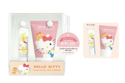 樂天商城 - 【全品　送料無料！】　サンリオキャラクターズ　リップクリームとハンドクリームのギフトセットハローキティ　口紅　ハンドクリーム　保湿　ケア　美容　メイク　化粧　コスメ　プレゼント　お祝い　雑貨　グッズ　かわいい　TE