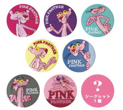 ピンクパンサーピンバッジ【PINK PANTHER】 キャラクターステッカー ピンク・パンサー リラックス
