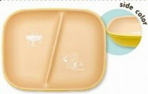 【全品　送料無料！】　日本製　スヌーピー　SNOOPY　スクエアワンプレートS　イエロー　黄色　デッサン　ウッドストック　ピーナッツ　すぬーぴー　キャラクター　プレート　お皿　食事　食器　キッチン　雑貨　グッズ　かわい