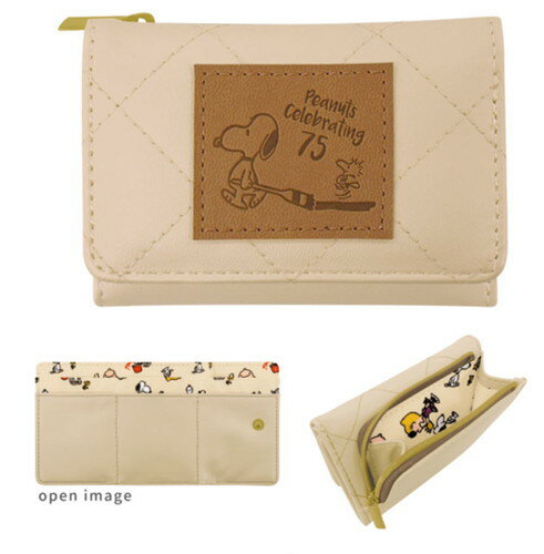 樂天商城 - 【全品　送料無料！】　スヌーピー　SNOOPY　ミニ財布みんなでパーティ　ピーナッツ　ウッドストック　すぬーぴー　さいふ　サイフ　ウォレット　折りたたみ　コンパクト　収納　雑貨　グッズ　かわいい