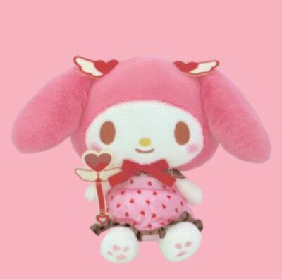 【全品　送料無料！】　サンリオキャラクターズ　ぬいぐるみS　マジカルハート　マイメロディ　マスコット　人形　ドール　おもちゃ　インテリア　子供　キッズ　雑貨　グッズ　かわいい