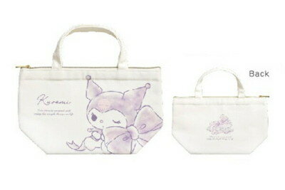 樂天商城 - 【全品　送料無料！】　サンリオキャラクターズ　保冷帆布ランチバッグ水彩ビッグリボン　クロミ　かばん　カバン　鞄　トート　収納　弁当入れ　お出かけ　アウトドア　雑貨　グッズ　かわいい