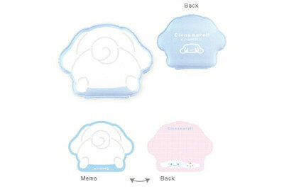 【全品　送料無料！】　サンリオキャラクターズ　ぷにぷにおしりメモシナモロール　シナモン　メモ帳　文房具　雑貨　グッズ　かわいい w-col-10043193 ワールドショップコレクション パッケージ画像