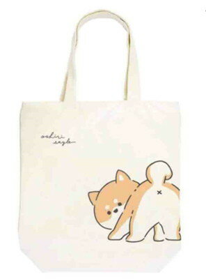 樂天商城 - 【全品　送料無料！】　オリジナル　トレンドトートバッグオシリ　シバイヌ　動物　アニマル　かばん　カバン　鞄　トート　収納　お出かけ　アウトドア　雑貨　グッズ　かわいい