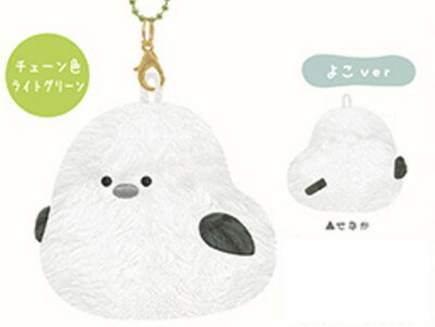 【全品　送料無料！】　オリジナル　ぺたふれキーホルダーよこむき　シマエナガ　鳥　人形　ドール　マスコット　ぬいぐるみ　キーホルダー　キーリング　チャーム　鍵　雑貨　グッズ　かわいい