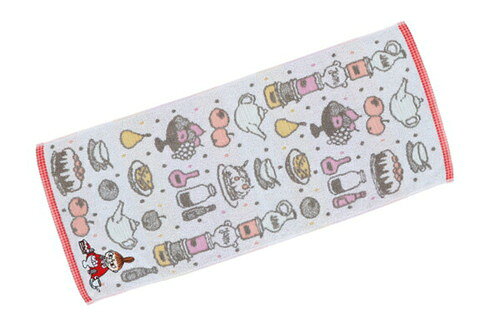 【全品　送料無料！】　ムーミン　MOOMIN　フェイスタオルリトルミイとお茶会　アニメ　絵本　キャラクター　たおる　海　プール　お出かけ　アウトドア　雑貨　グッズ　かわいい