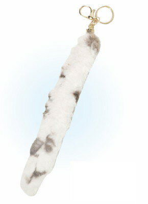 樂天商城 - 【全品　送料無料！】　オリジナル　ふわふわしっぽキーホルダーM　ベージュ　茶　キーホルダー　キーリング　チャーム　鍵　雑貨　グッズ　かわいい