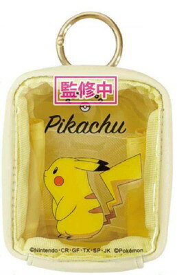 樂天商城 - 【全品　送料無料！】　ポケットモンスター　カラビナ付きミニポーチピカチュウ　ポケモン　ゲーム　アニメ　映画　ケース　小物入れ　メイク　化粧　コスメ　収納　キーホルダー　キーリング　雑貨　グッズ　かわいい