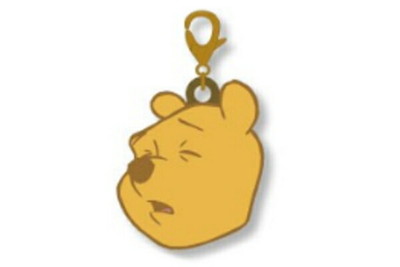 【全品　送料無料！】　ディズニーキャラクター　ファニーフェイスシリーズ　ミニチャーム悲しみ　くまのプーさん　映画　アニメ　キーホルダー　キーリング　チャーム　鍵　雑貨　グッズ　かわいい