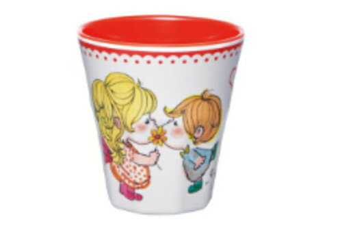 【全品　送料無料！】　ADO MIZUMORI　水森亜土　メラミンタンブラー270ml　ハート　あどちゃん　画家　イラスト　コップ　カップ　食事　食器　キッチン　雑貨　グッズ　かわいい　TE