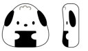 【全品 送料無料!】【サンリオキャラクターズ】【おにぎりシリーズ】箸置き【ポチャッコ】【はし置き】【ハシ置き】【箸休め】【置き物】【食事】【食器】【キッチン】【...