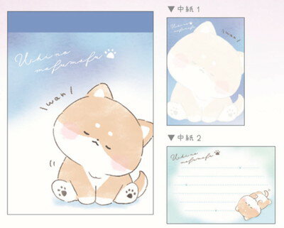 樂天商城 - 【全品　送料無料！】　セット商品　10冊入り　日本製　オリジナル　ミニメモイヌ　ウチノモフモフ　動物　アニマル　メモ帳　文房具　学校　勉強　雑貨　グッズ　かわいい